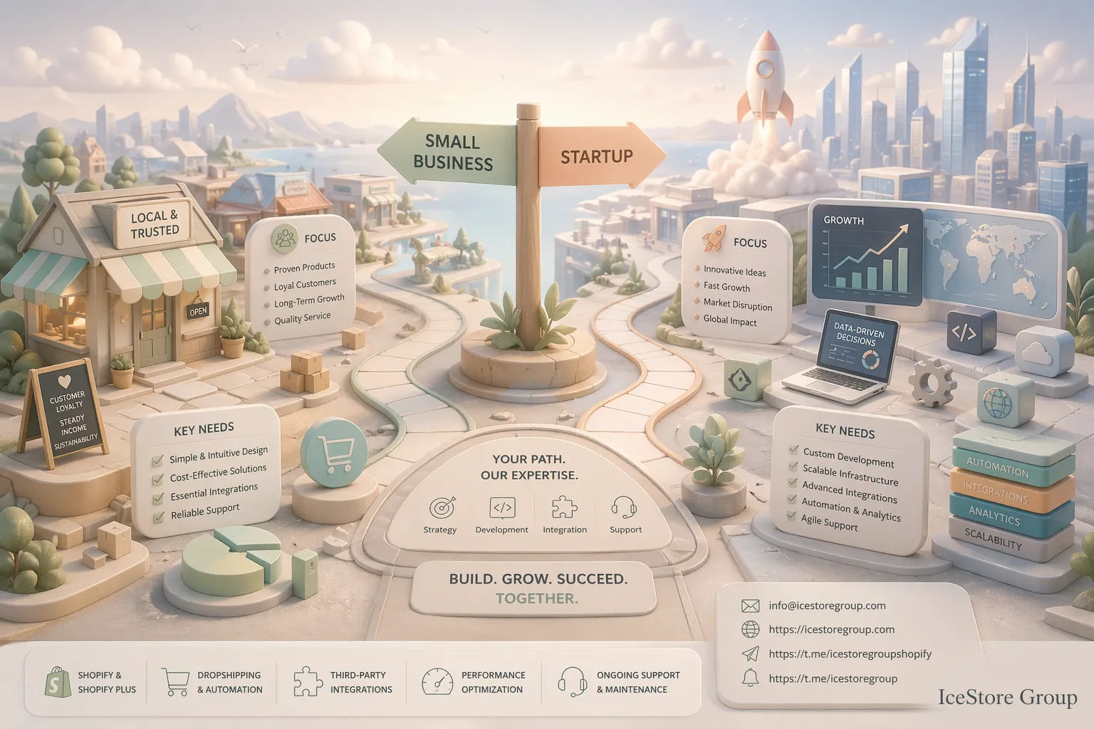 Small Business vs Startup: What’s the Right Path for Your Shopify Store?