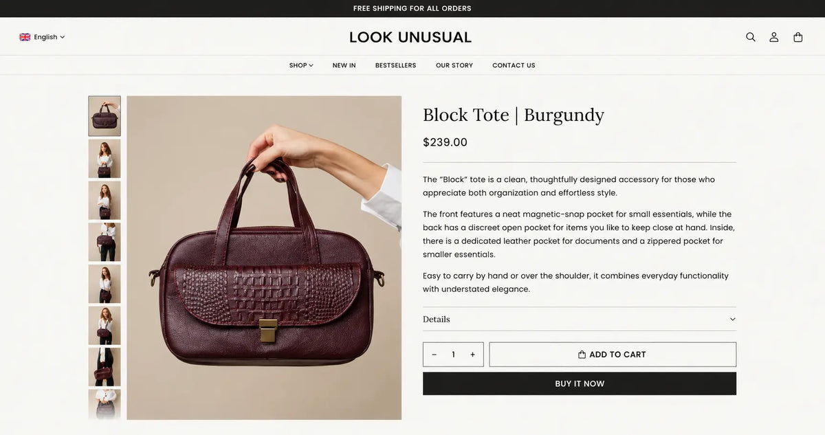 An Online Store Built Around Individuality
