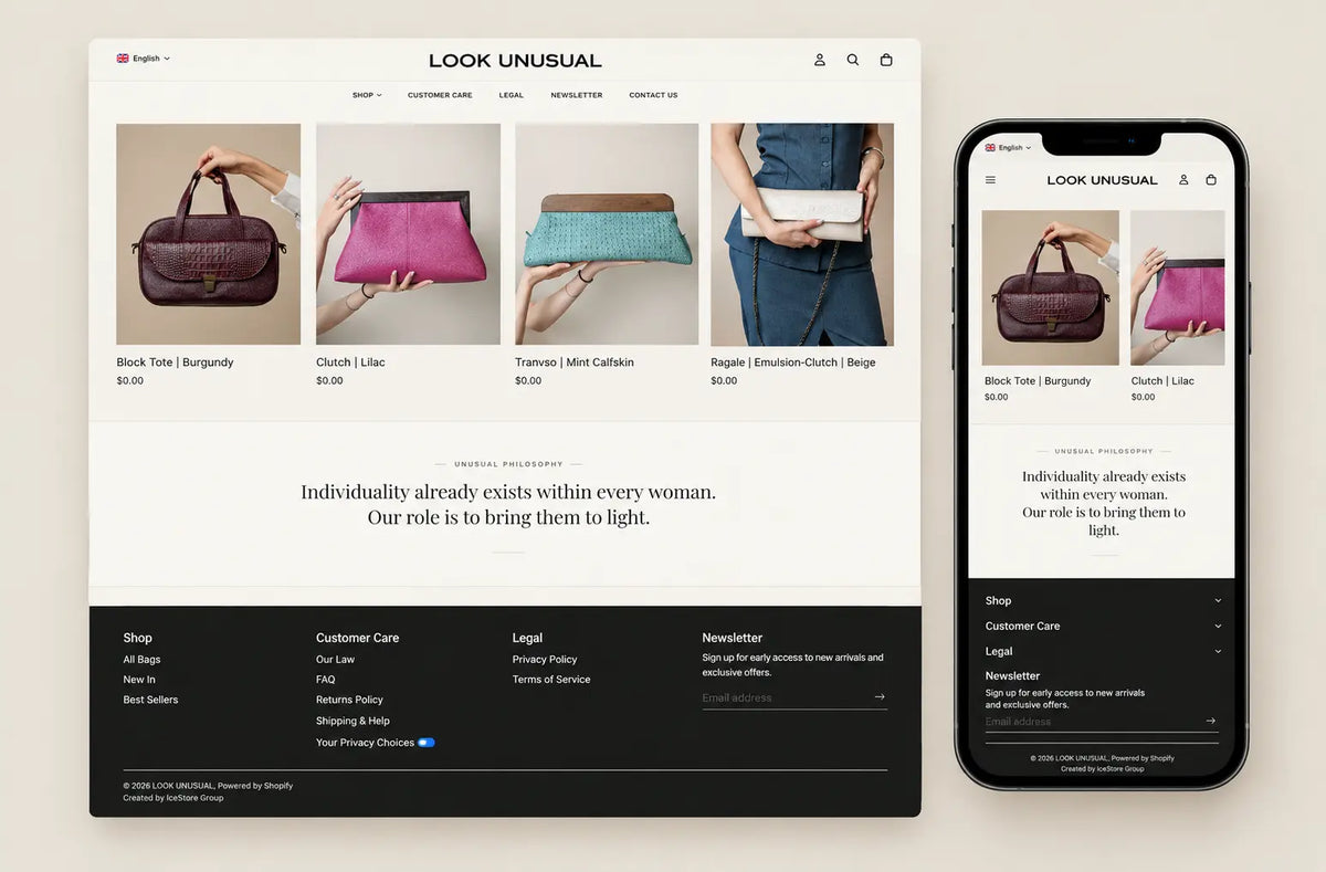 An Online Store Built Around Individuality